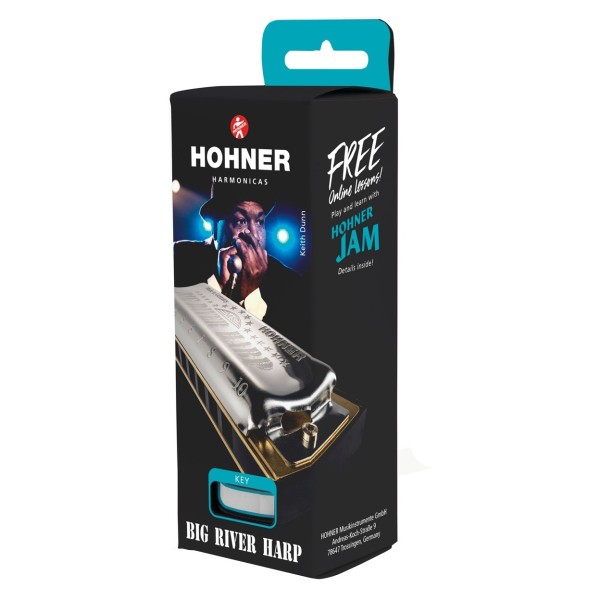 Hohner Big River Harp Harmonica, A Major