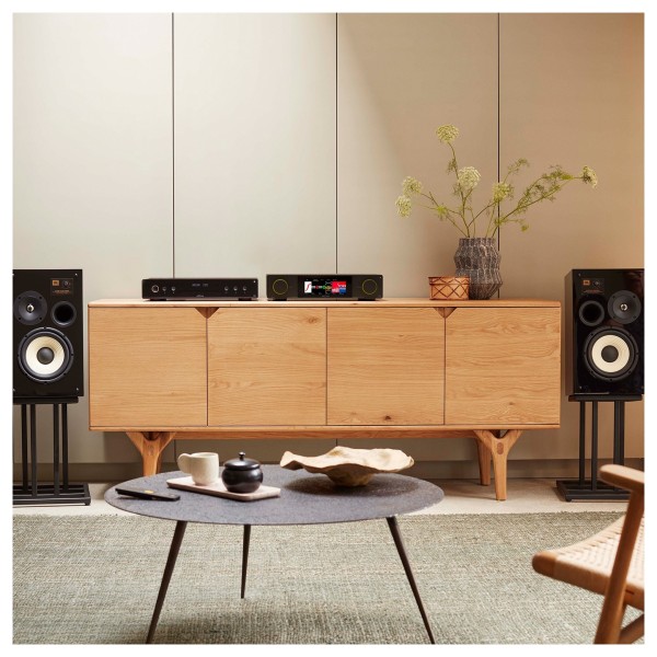 Arcam Radia SA35 Streaming Integrated Amplifier, Black - lifestyle