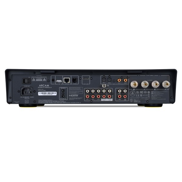 Arcam Radia SA35 Streaming Integrated Amplifier, Black - rear