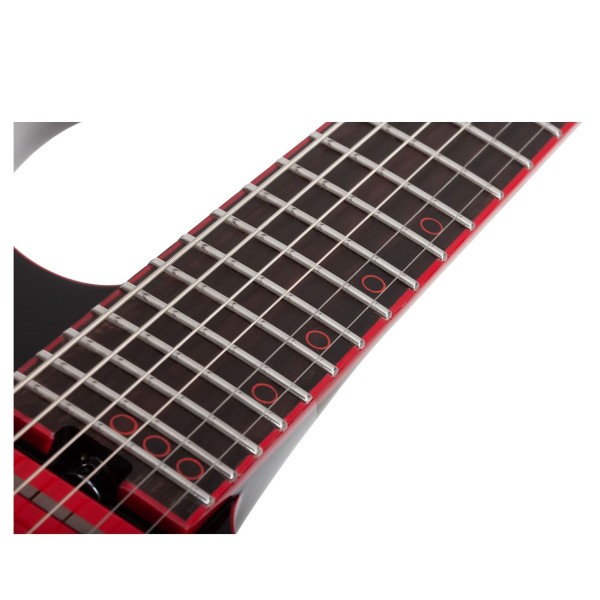 Schecter Sunset EverTune EX, Red Dawn - fretboard
