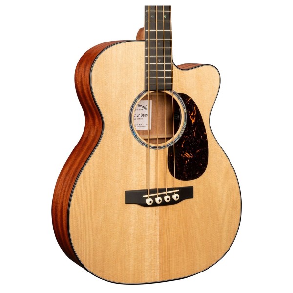 Martin 000CJrE Acoustic Bass - body angle 