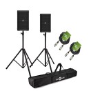 Mackie Thump210XT 10" Enhanced Active PA Speaker Bundle with Stands and Cables