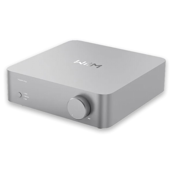 WiiM Vibelink Amplifier, Silver - silver turn 