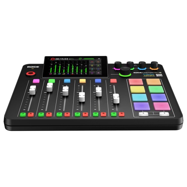 Rode RodeCaster Pro II Podcast Interface - Front