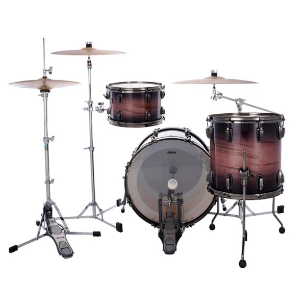 Ludwig Classic Maple Exotic 20" Downbeat 3pc Shell Pack, Amethyst Burst