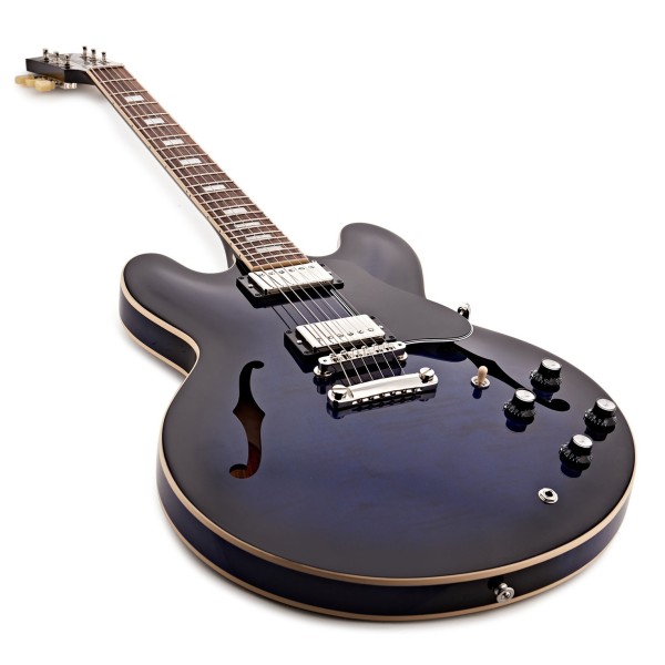 Gibson ES-335 Figured, Deep Ocean Burst #228340019 - body and neck 