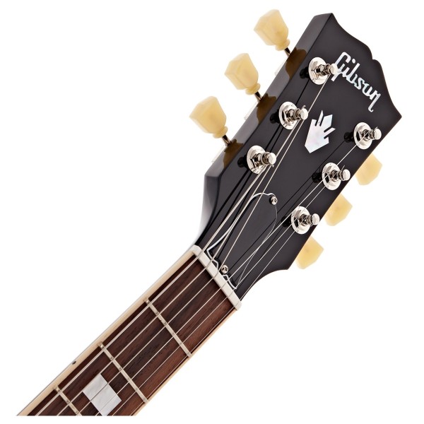 Gibson ES-335 Figured, Deep Ocean Burst #228340019 - headstock 