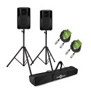 RCF ART 732-A MK5 12" Active PA Speaker Bundle with Stands and Cables