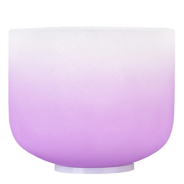 Sela 8" Violet Crystal Singing Bowl, Crown Chakra