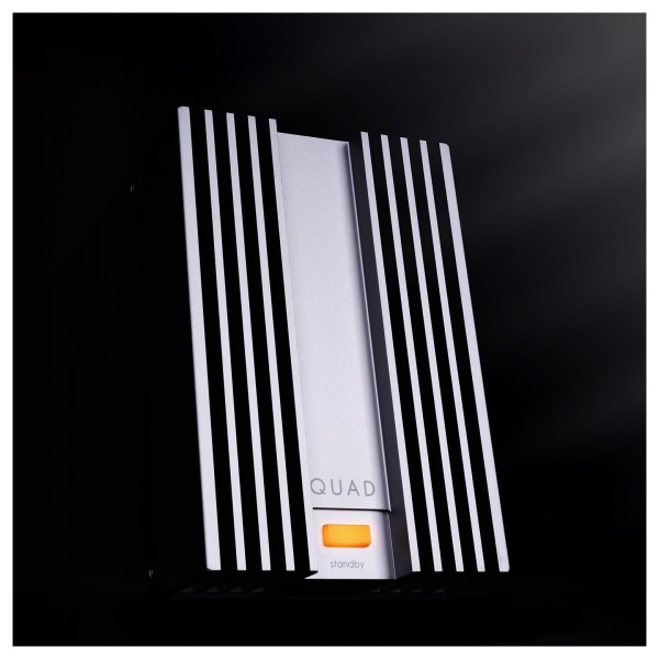 Quad 303 Power Amplifier (2024), Silver - front 