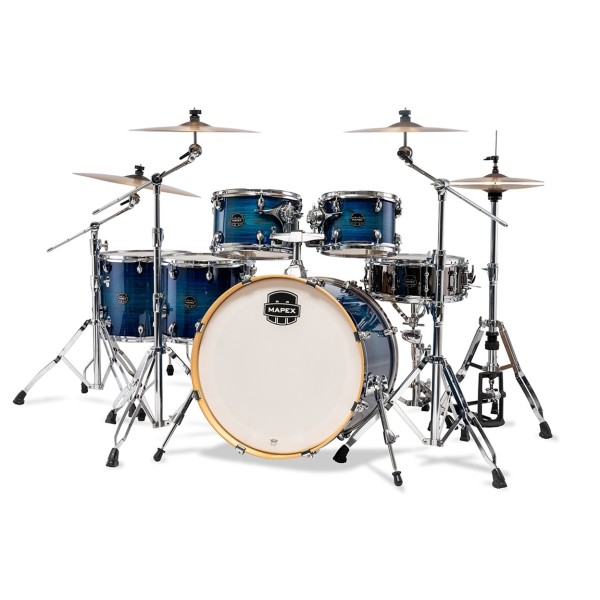 Mapex Armory 22'' LA Fusion 6pc Shell Pack, Blue Wave Burst