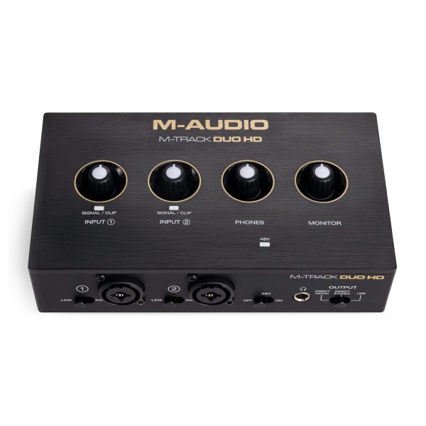 M-Audio M-Track Duo HD 2-Channel Interface - Front Top