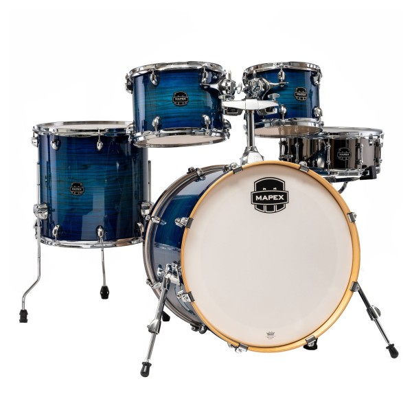 Mapex Armory 22'' Rock Fusion 5pc Shell Pack, Blue Wave Burst