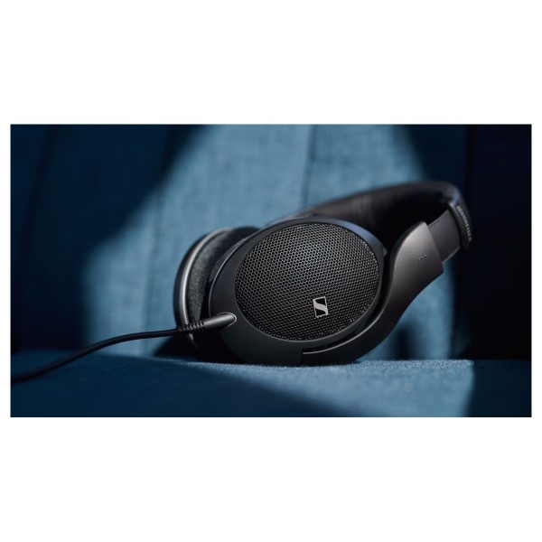 Sennheiser HD 550 Open-Back Headphones, Black - Beauty Image