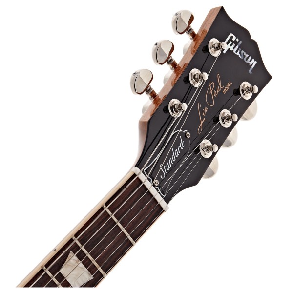 Gibson Les Paul Standard 60s Figured Top, Honey Amber #221540127 - headstock 