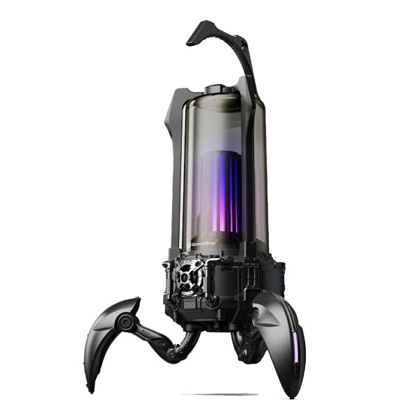 Supernova Bluetooth Speaker, Black - Angled 2