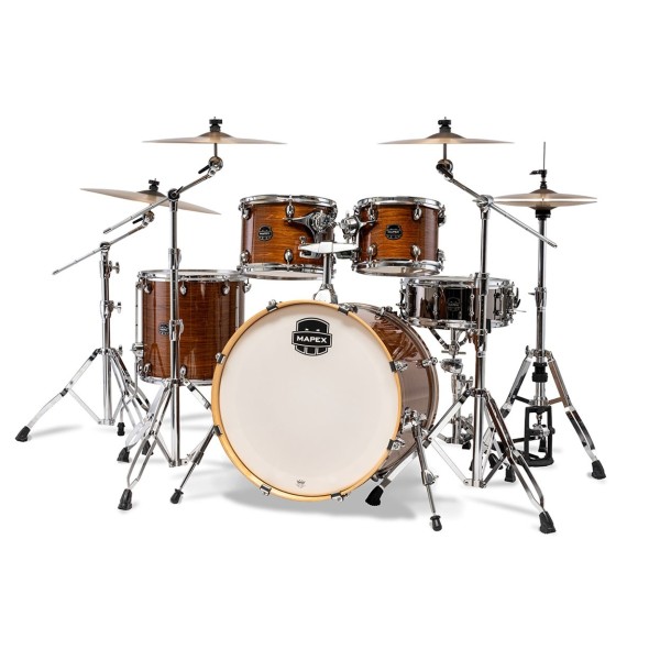 Mapex Armory 22'' Rock Fusion 5pc Shell Pack, Roasted Chestnut