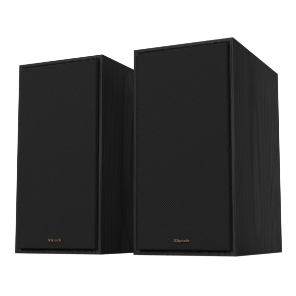 Klipsch R-60M Bookshelf Speakers (Pair), Black - grille on 