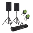 Yamaha DBR15 15" Active PA Speaker Bundle with Stands and Cables