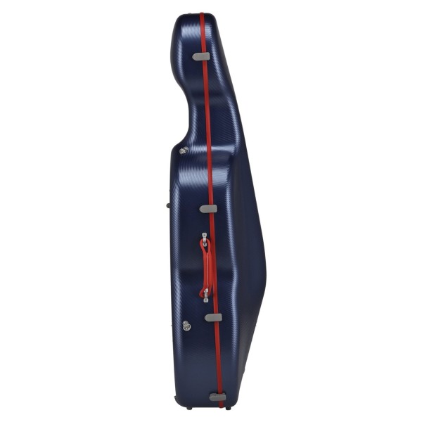 Gewa Fun Polycarbonate Cello Case, Blue and Red