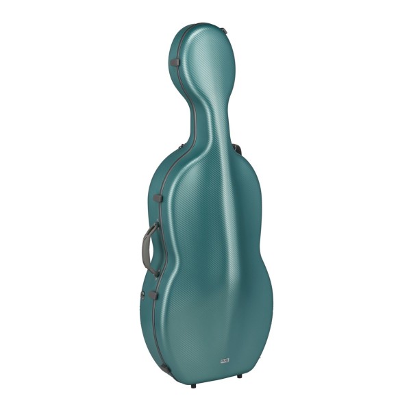 Gewa Fun Polycarbonate Cello Case, Green and Grey
