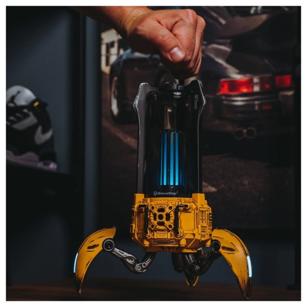 GravaStar Supernova Bluetooth Speaker, Battle-Worn Yellow - Lifestyle 2