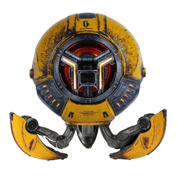 Gravastar Mars Pro V2 Bluetooth Speaker, Yellow - Front
