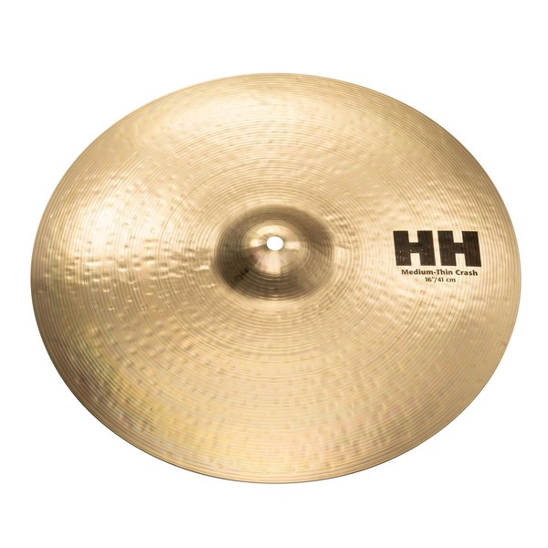 Sabian HH 16'' Medium Thin Crash Cymbal, Brilliant Finish