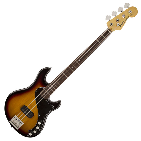 Squier by Fender Deluxe Dimensio Bass IV, 3-Color Sunburst