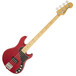 Squier by Fender Deluxe Dimension Bass IV, Crimson Red Trans