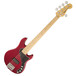 Squier by Fender Deluxe Dimension 5 String Bass V, Crimson Red Trans