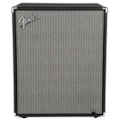 Fender Rumble 210 2x10 Bass Cabinet, Black and Silver
