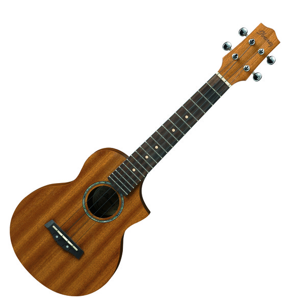 Ibanez UEW5 Concert Cutaway Ukulele, Mahogany, Open Pore Natural