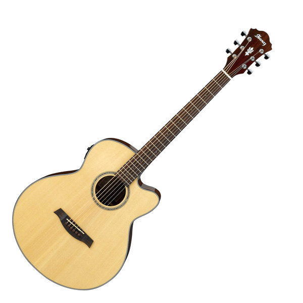 Ibanez AELBT1-NT Baritone Electro Acoustic Guitar, Natural