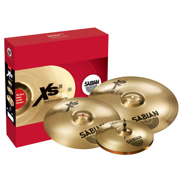 Sabian XS20 Rock Performance Cymbal Set