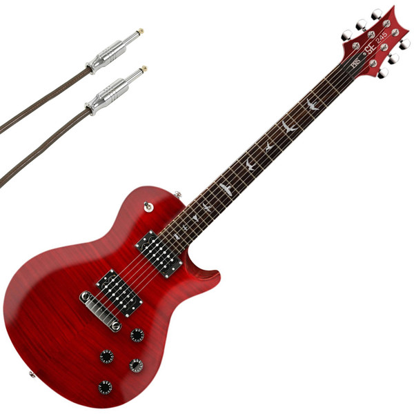 PRS SE Singlecut Electric Guitar, Scarlett Red + FREE Gift