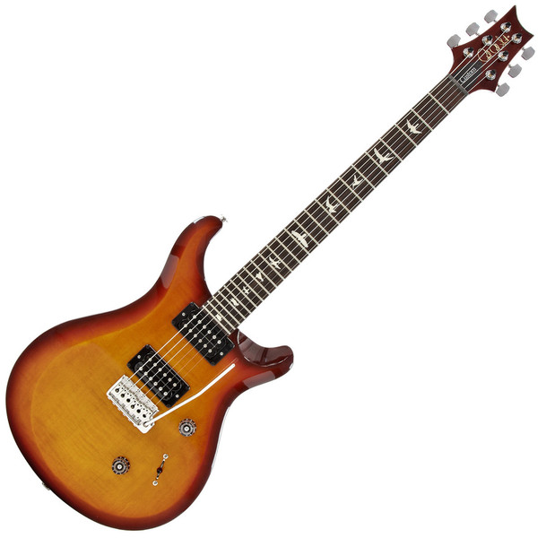 PRS S2 Custom 24 Electric Guitar, Dark Cherry Burst with Bird Inlays