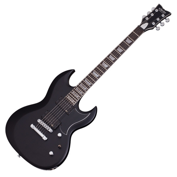 DISC Schecter S-II Platinum, Satin Black at Gear4music