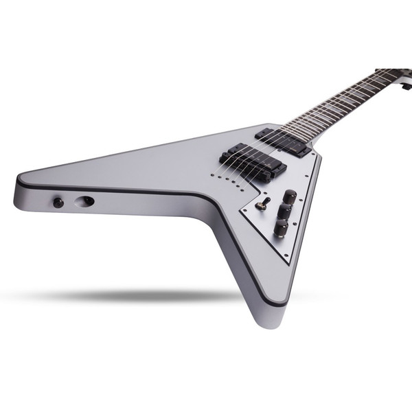 DISC Schecter V-1 Platinum, Satin Silver at Gear4music
