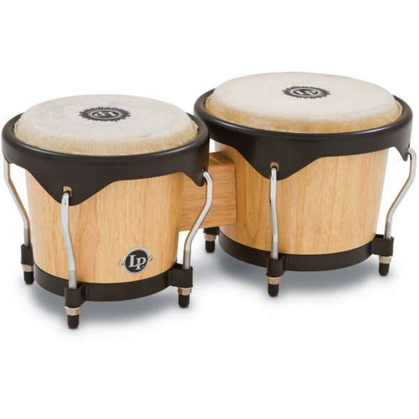 LP Wood Bongos, Natural