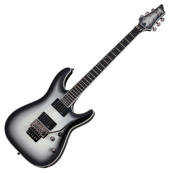 Schecter Jake Pitts C-1 FR, Metallic White with Metallic Black Burst