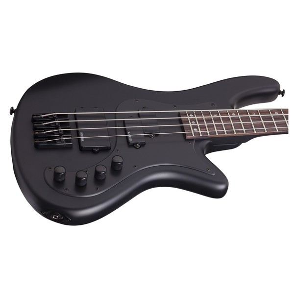 Schecter Stiletto Stealth-4 Bass Guitar, Black