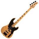 Schecter Model-T Session Bass Guitar, Aged Natural Satin