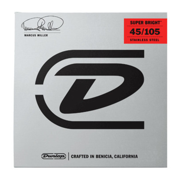 Dunlop Marcus Miller Super Bright Bass Strings 45/105