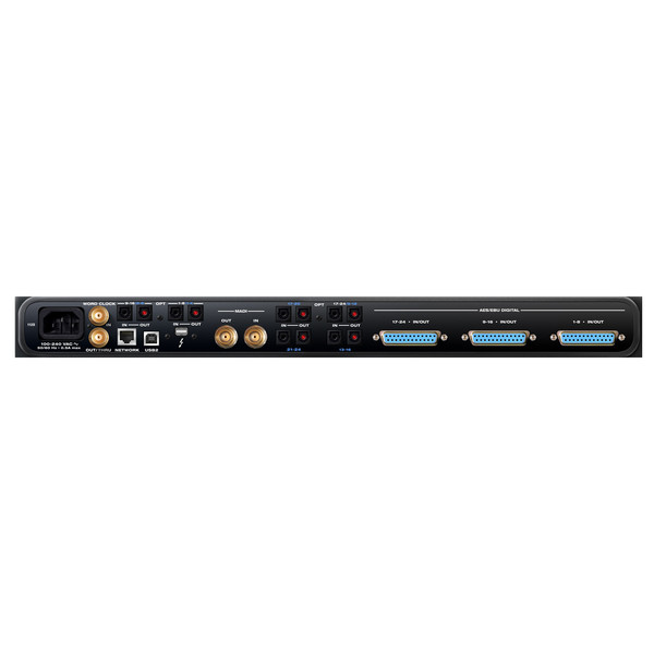 Motu 112D Thunderbolt AVB and USB Audio Interface, Rear