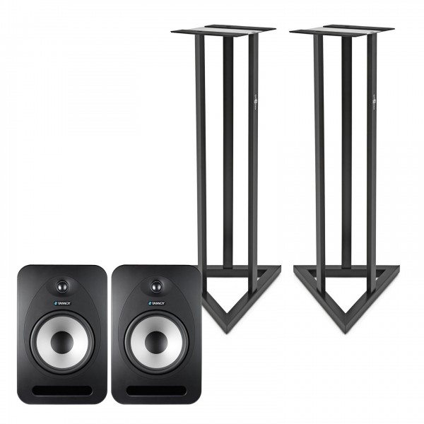 Tannoy Reveal 802 Studio Monitors, with Stands - Bundle