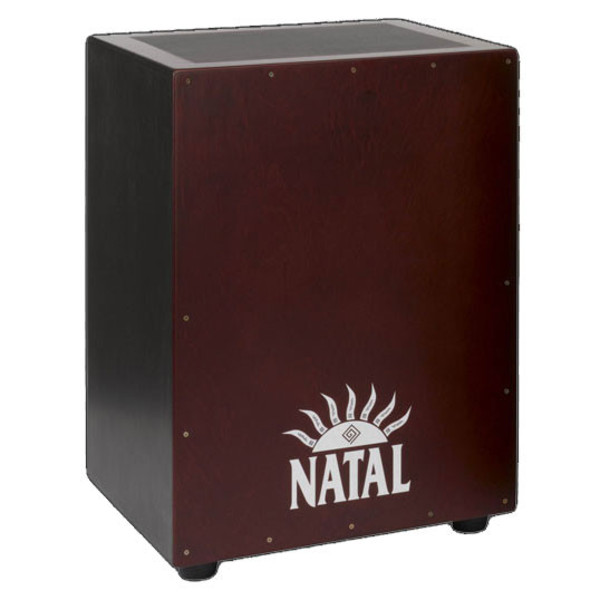 Natal Andante XL Cajon, Snare Wires, Birch Black Red Face