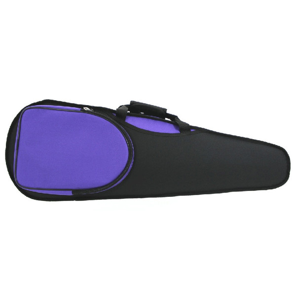 GSJ Shaped 4/4 Violin Case, Black and Purple