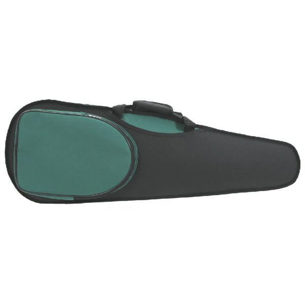 GSJ Shaped 4/4 Violin Case, Black and Green