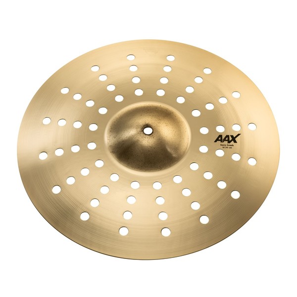 Sabian AAX 16'' Aero Crash Cymbal, Brilliant Finish - Over Top